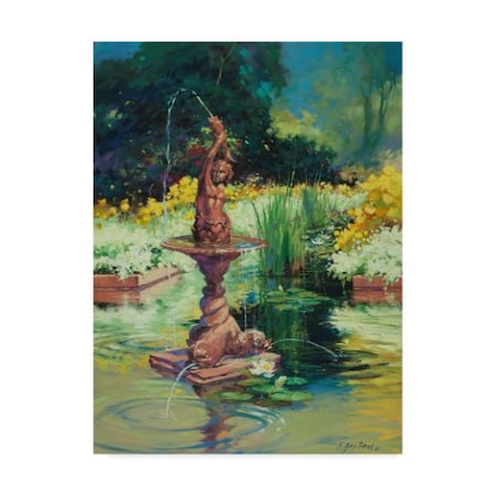 Julie G. Pollard 'La Fontana' Canvas Art,24x32